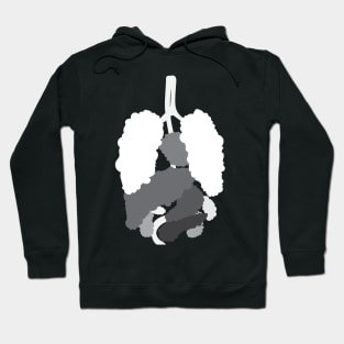 smoke clouds in the body Hoodie